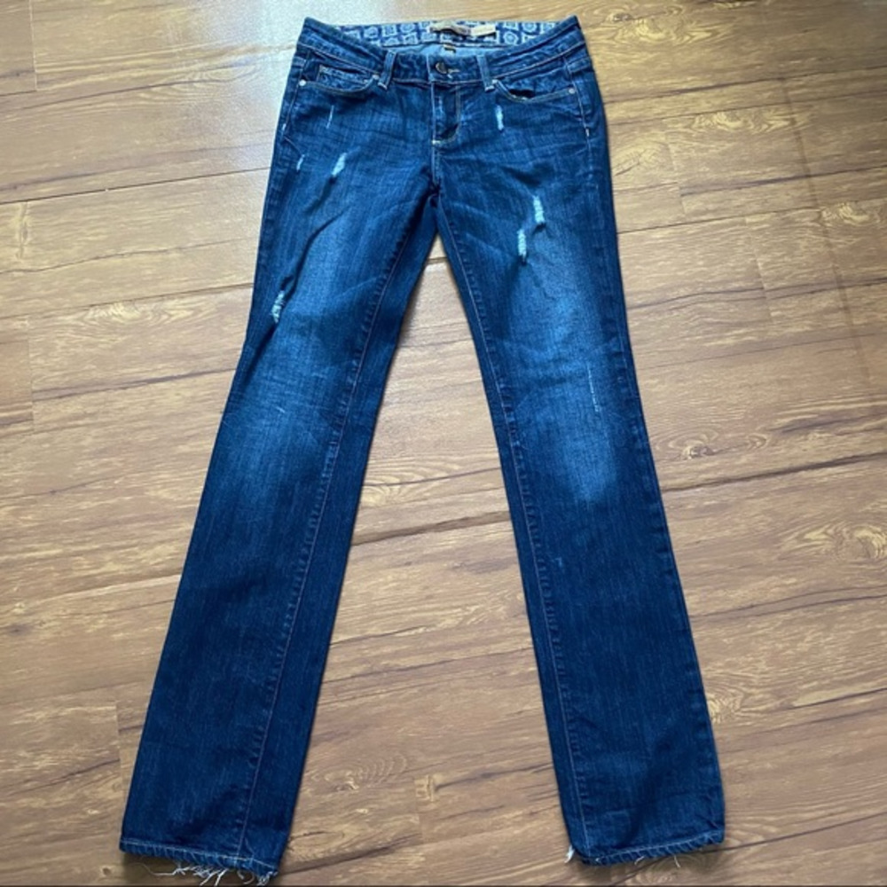 Paige Jimmy Jimmy Low Waist‎ Distressed Jean